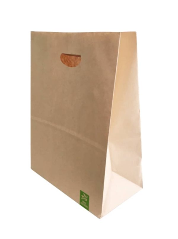 Bolsa de Papel kraft con Manilla Troquelada