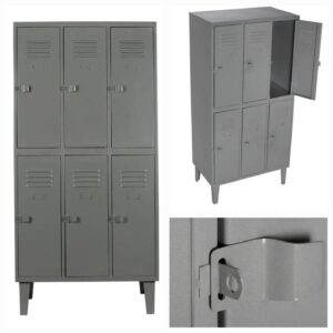 Lockers 3 Cuerpo 6 Puerta