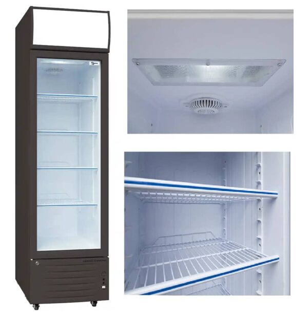 Visicooler Gris 290 Lts Aire Estático