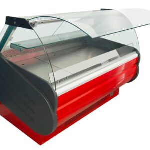 Vitrina Refrigerada Vidrio Curvo