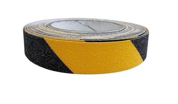 Cinta Antideslizante Negra-Amarillo