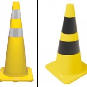 Cono 28" amarillo 2 cinta