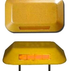 Tachón Rectangular Bajo Con o sin Fierro (vastago)